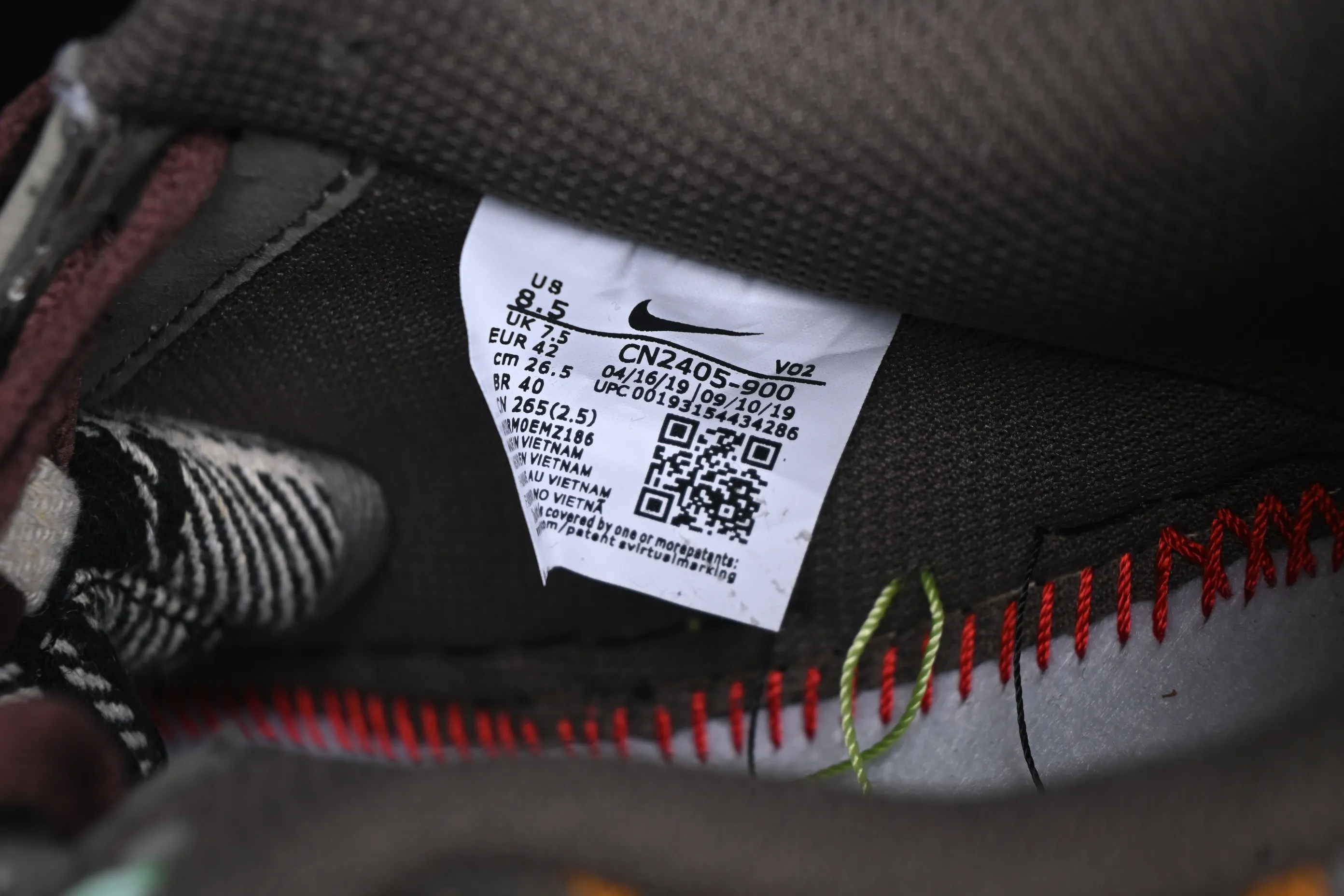 All categories Nk Air Force 1 Air Force series Nk Air Force 1 Low Air Force low top Travis Scott x Nk Air Force 1 Low Air Force joint casual sneakers CN2405-900